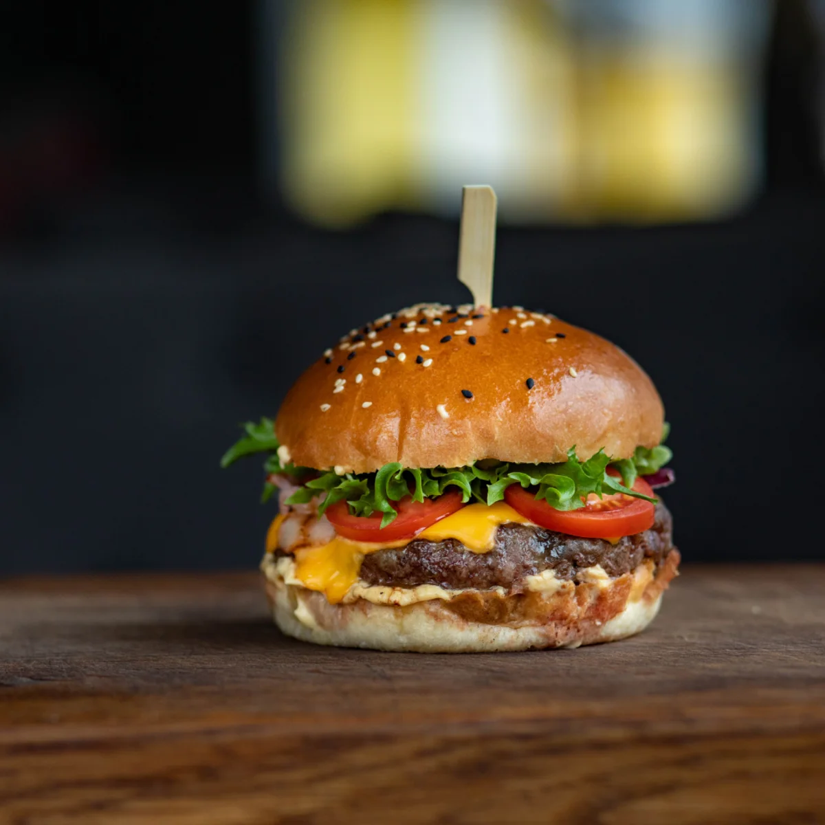 Grüner Panther Veggie Burger